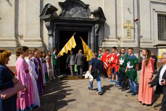 Przemarsz uczestników Jubileuszu 100-lecia Jagiełły
